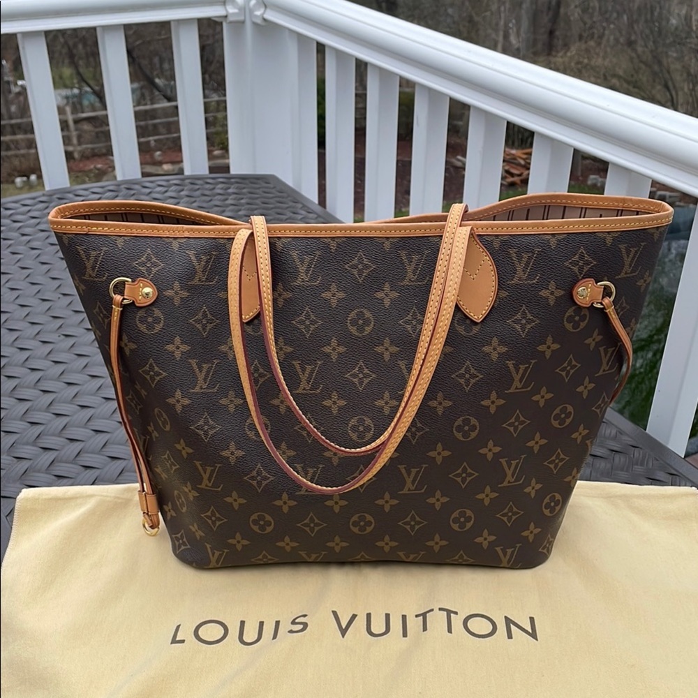 Louis Vuitton Brown Monogram Tote Bag